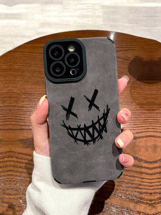 Funda para teléfono anticaída con patrón de sonrisa compatible con iPhone 11 - Quierox - Tienda Online