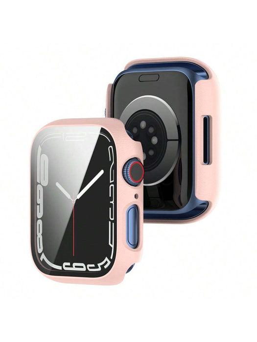 Funda Protectora Rosa Compatible Con Apple Watch Series 7 45mm - Quierox - Tienda Online