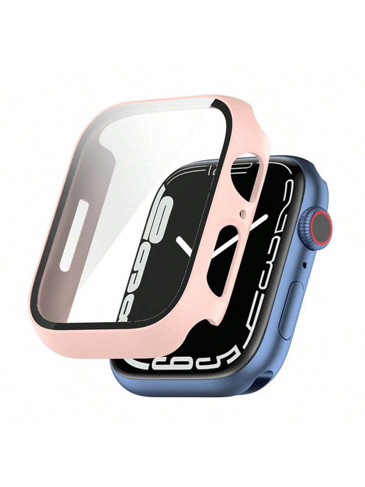 Funda Protectora Rosa Compatible Con Apple Watch Series 7 45mm - Quierox - Tienda Online