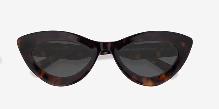 Gafas de sol con diseño de ojo de gato y carey - Quierox - Tienda Online