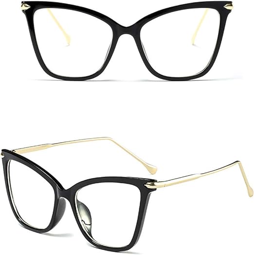 Gafas de sol Mod con montura transparente y ojo de gato para mujer - Quierox - Tienda Online