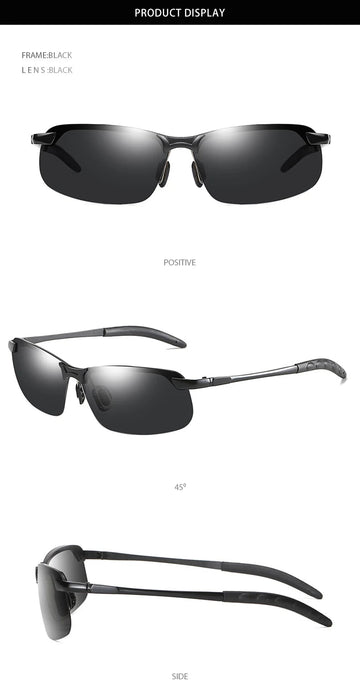 Gafas de sol polarizadas ligeras de metal para hombre, gafas de sol para conducir - Quierox - Tienda Online