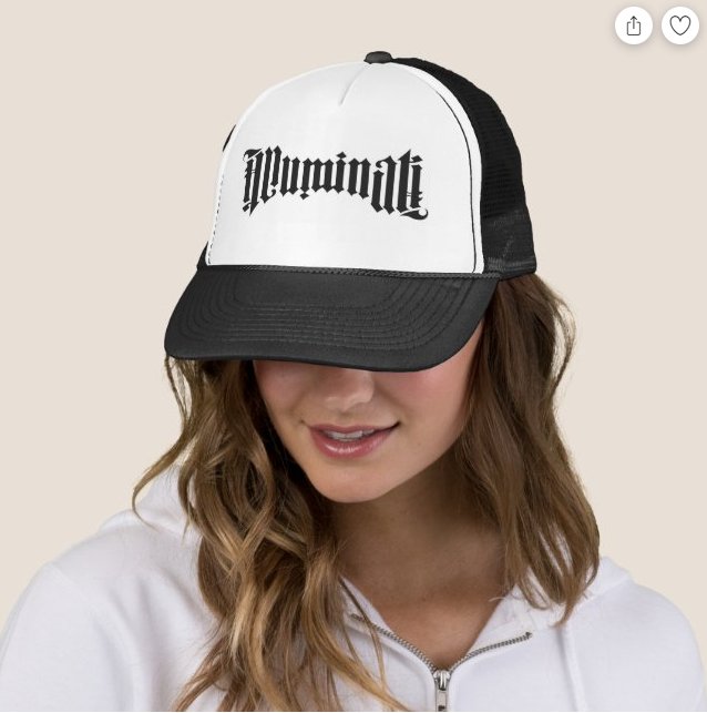 Gorra de Illuminati diseñado por DJ Dino - Quierox - Tienda Online