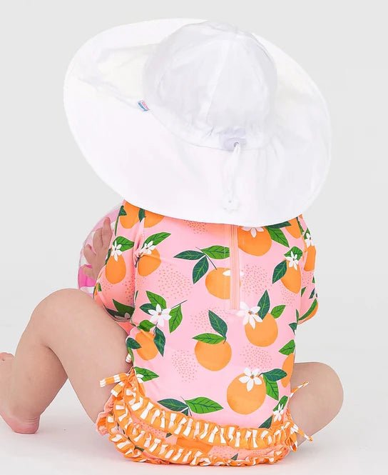 GORRO PROTECTOR SOLAR PARA NIÑOS RUGGEDBUTTS: BLANCO - Quierox - Tienda Online