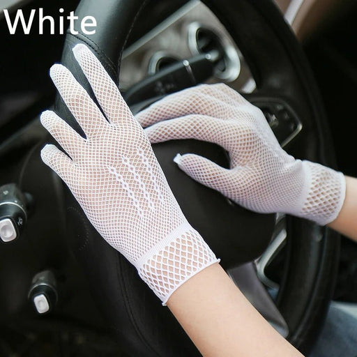 Guantes transparentes de malla para mujer - Quierox - Tienda Online