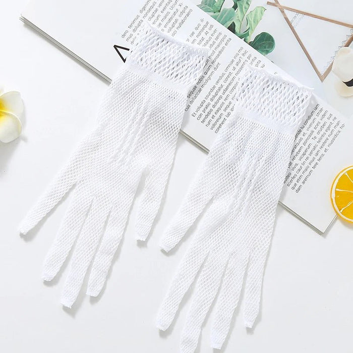 Guantes transparentes de malla para mujer - Quierox - Tienda Online