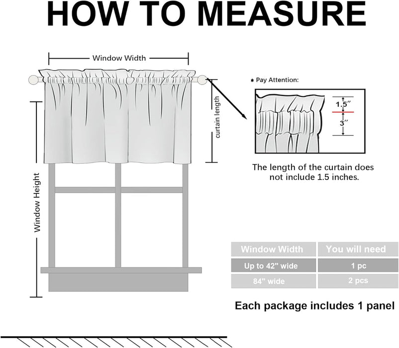 Hiasan Cortinas opacas para habitación sólida, con bolsillo para barra - Quierox - Tienda Online