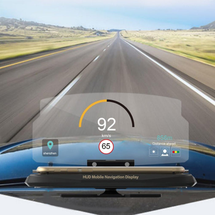 HUD Soporte Pantalla Teléfono GPS Navegación - Quierox - Tienda Online