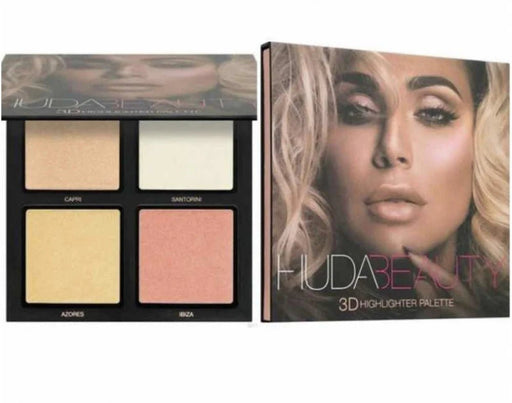 Huda Beauty 3D Paleta de iluminadores- Pink Sands Edition - Quierox - Tienda Online