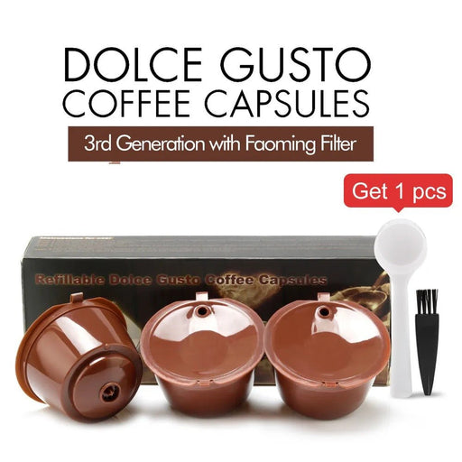 i Cafilas Recargable Reusable Coffee Capsule Filter Pod para Nescafe Dolce Gusto - Quierox - Tienda Online