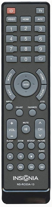 Insignia NS-RC03A-13 TV Remote Control - OEM - Quierox - Tienda Online