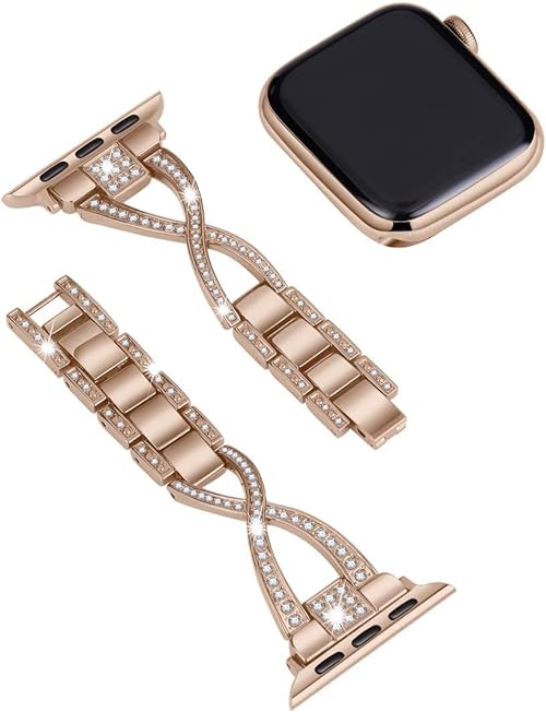 JFDRAGON pulsera Metal iwatch Series 9 8 7 6 5 4 3 - Quierox - Tienda Online