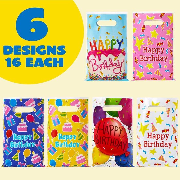 JOYIN 96 bolsas de regalos para fiestas de cumpleaños - Quierox - Tienda Online