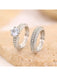 Juego de 2 anillos de pareja con circonitas brillantes, perfectos para bodas - Quierox - Tienda Online