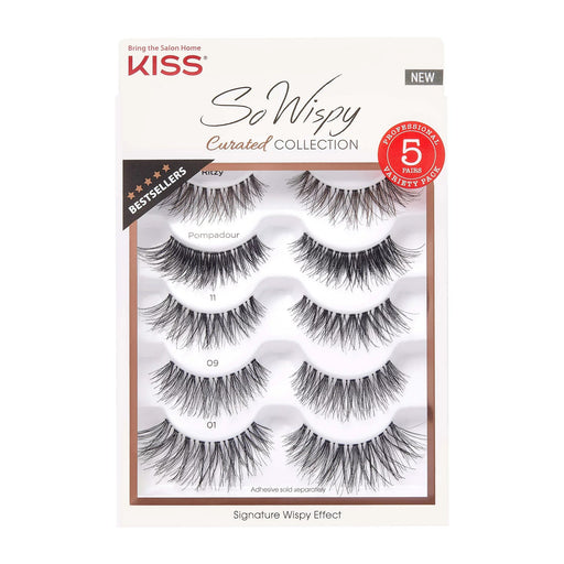 KISS So Wispy 5 pares de pestañas postizas - Quierox - Tienda Online