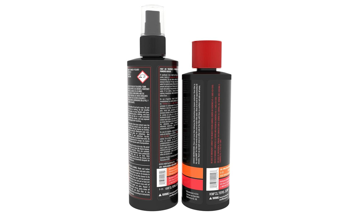 Kit de servicio para el cuidado del filtro K&N Squeeze rojo - Quierox - Tienda Online