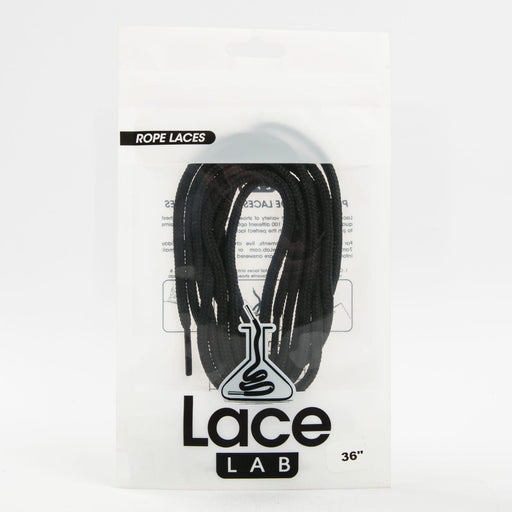 Lace Lab Cordones estilo cuerda negros 36″ 958 - Quierox - Tienda Online