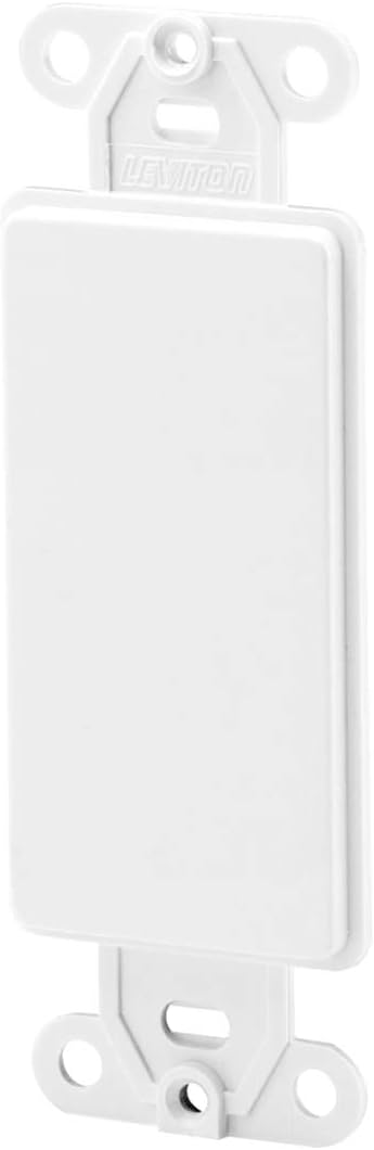 Leviton 80414-W Placa adaptadora de plástico Decora, en blanco - Quierox - Tienda Online