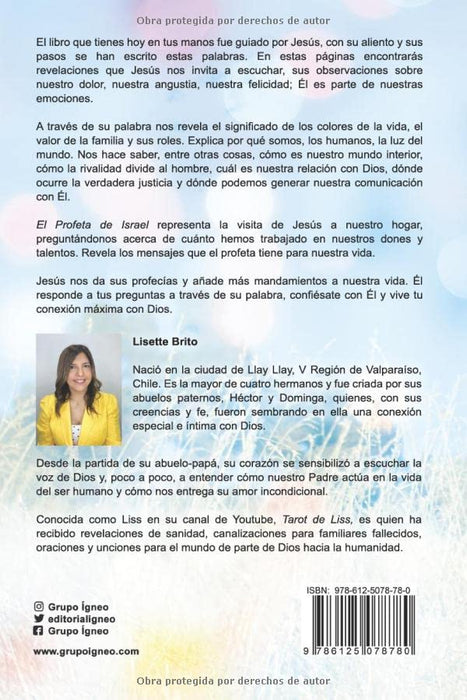 Libro El profeta de Israel (Español) de Lisette Brito - Quierox - Tienda Online