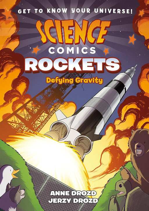 Libro Science Comics: Rockets: Defying Gravity Tapa dura, en ingles, de Anne Drozd, Jerzy Drozd - Quierox - Tienda Online