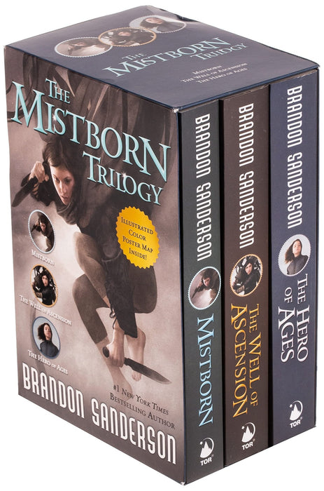 Libros Mistborn Trilogy Boxed Set: Mistborn, The Well of Ascension, an ...