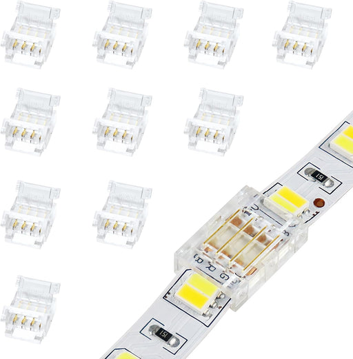 LightingWill Conectores LED RGB de 4 pines de 0.394 pulgadas, 10 conectores - Quierox - Tienda Online