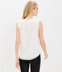 Loft Top de terciopelo con cuello atado y volantes - Quierox - Tienda Online