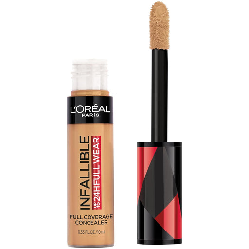 L'Oreal Paris Makeup Infalible Full Wear Corrector mate impermeable, 0.33 onzas fluidas - Quierox - Tienda Online