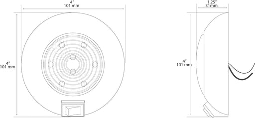 Luz LED de montaje en superficie Shoreline Marine - Quierox - Tienda Online