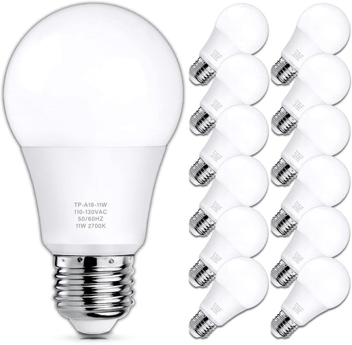 MAXvolador Bombillas LED A19, bombillas LED equivalentes a 100 W, blanco cálido 2700K - Quierox - Tienda Online