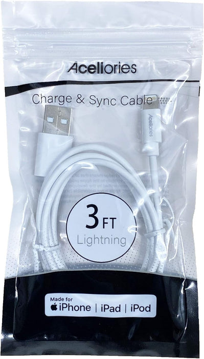 MFI - Cable Lightning a USB, 3 pies, color negro - Quierox - Tienda Online