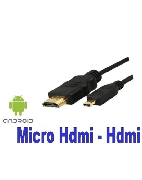 Micro Hdmi - HDMI para tablet, cable micro hdmi para tablet 1,5mts, conectar tablet a tv - Quierox - Tienda Online