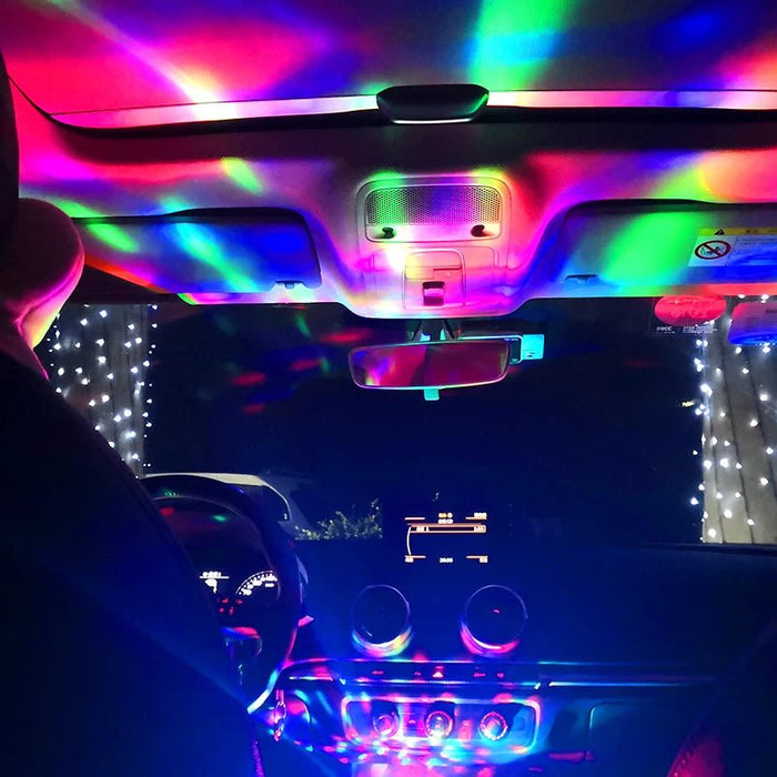 Miniluz de ambiente colorida USB para coche, lámpara Interior LED RGB para fiesta - Quierox - Tienda Online