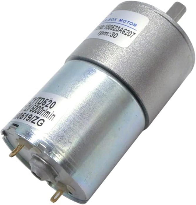 Minimotor de precisión con rotación reversible de baja velocidad,500 rpm, voltaje 24V - Quierox - Tienda Online