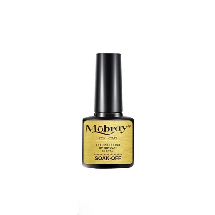 Mobray Top Coat Gel Esmalte de uñas, 1 pieza * 8 ml Transparente - Quierox - Tienda Online