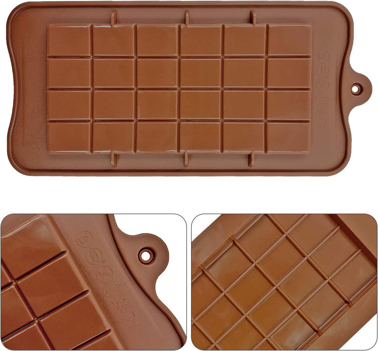 Molde antiadherente de silicona para barra de chocolate - Quierox - Tienda Online