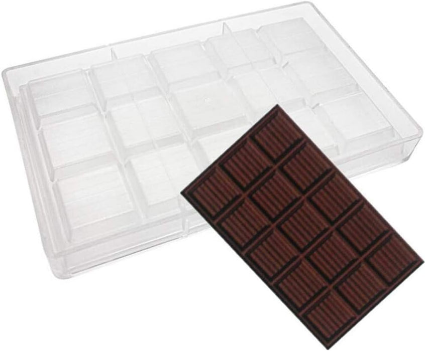 Molde cuadrado de plástico para chocolate y caramelo - Quierox - Tienda Online