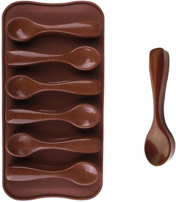 Molde de silicona de chocolate en forma de cuchara - Quierox - Tienda Online