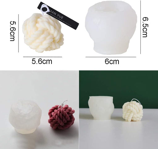 Molde de silicona para fundición de velas, forma de silicona 3D - Quierox - Tienda Online