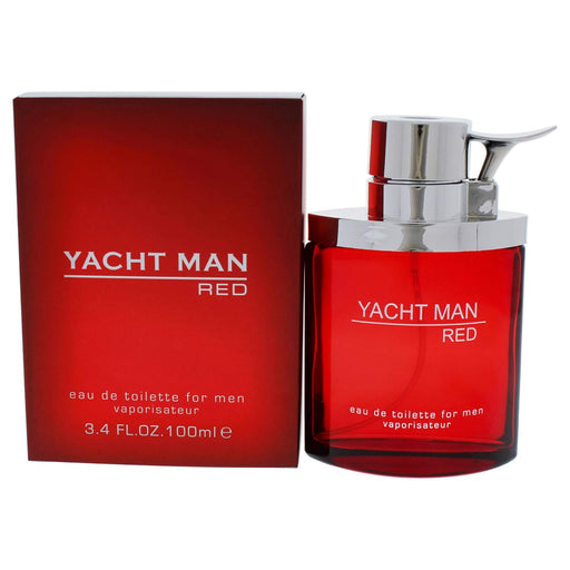 Myrurgia Yacht Man Rojo, Eau de Toilette en spray 3.4 oz - Quierox - Tienda Online