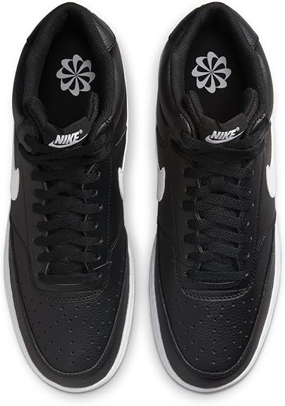 Nike - Zapatillas Court Vision Mid, negro/blanco - Quierox - Tienda Online