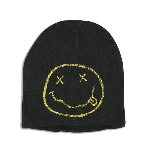 Nirvana - Cara feliz - Gorro negro - Quierox - Tienda Online