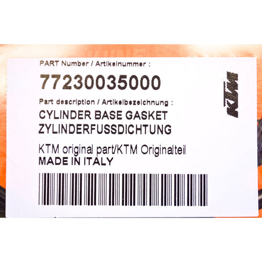 OEM KTM 77230035000 Junta de base de cilindro NOS - Quierox - Tienda Online