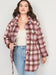 Old Navy Chaqueta utilitaria de cuadros con cepillado suave para mujer - Quierox - Tienda Online