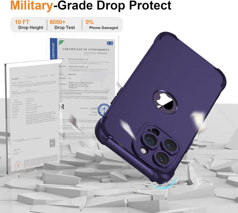 ORETECH - Funda para iPhone 14 Pro, con [2 protectores de pantalla] [Prueba de caída de grado militar - Quierox - Tienda Online