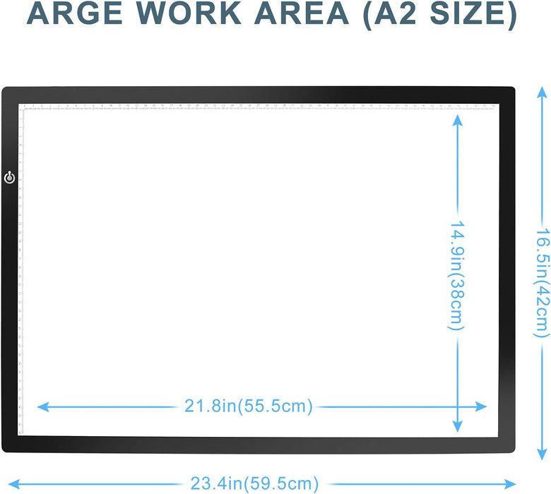 Pantalla led para trazos y bocetos con lus regulabre A3 - Quierox - Tienda Online