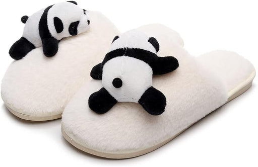 Pantuflas esponjosas para mujer, con diseño de panda - Quierox - Tienda Online