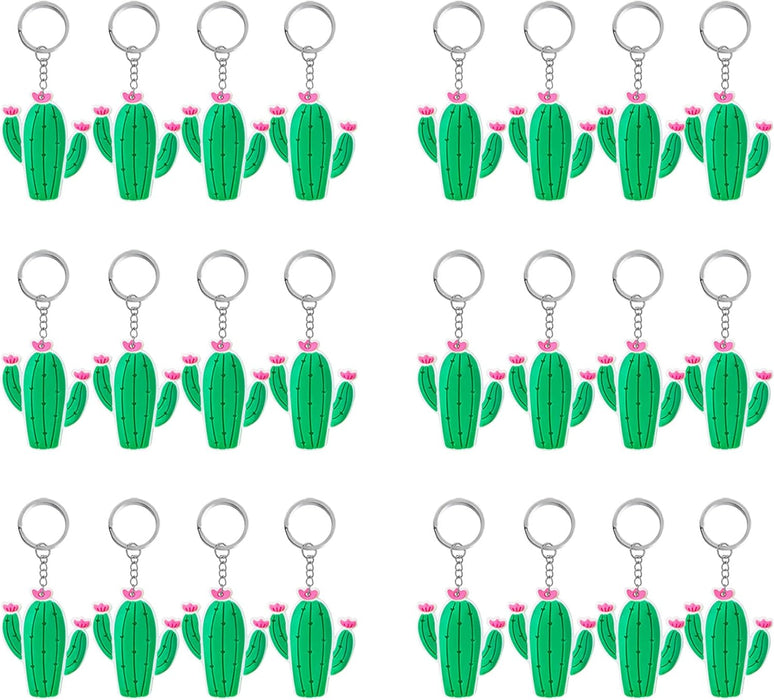 Paquete de 20 llaveros de cactus como recuerdo de fiesta para Acción de Gracias - Quierox - Tienda Online