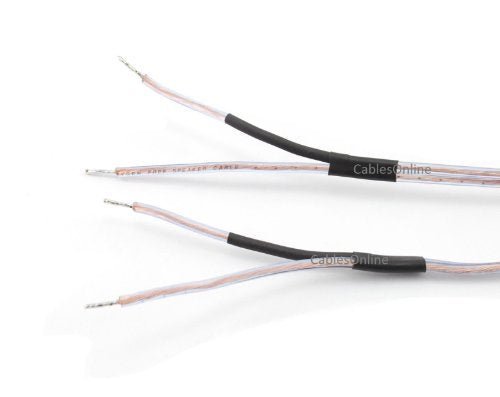 Par de cables de altavoz de 18 AWG de 6 pies con enchufes macho RCA duales - Quierox - Tienda Online