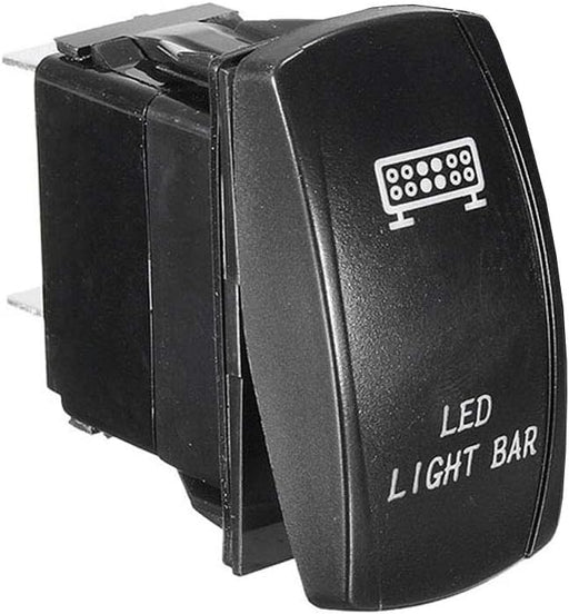 Par Llave de interruptor E Support™ 12 V 20 A, luz LED, a presión, para auto y camioneta - Quierox - Tienda Online